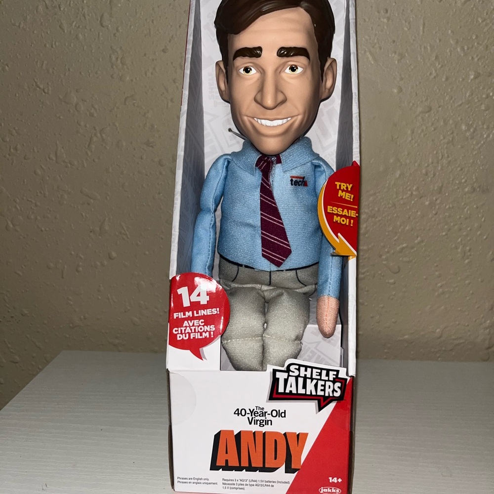 Shelf Talkers Andy Figure with pull string